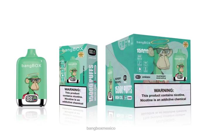 Bang Box Precio - Bang Box 15000 bocanadas manzana agria de frambuesa