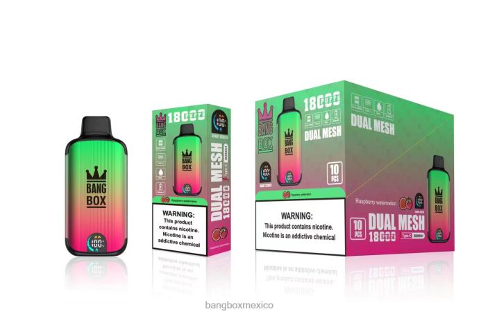 Bang Box Precio - Bang Box 18000 bocanadas sandía frambuesa