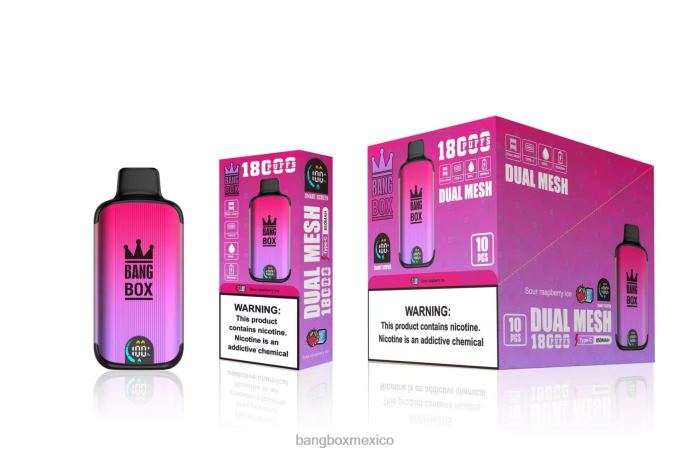 Bang Box Price - Bang Box 18000 bocanadas hielo de frambuesa agria
