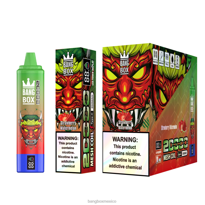 Bang Box Precio - Bang Box Pantalla inteligente de 20000 inhalaciones sandia fresa