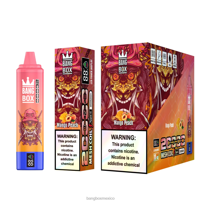 Bang Box Price - Bang Box Pantalla inteligente de 20000 inhalaciones durazno mango