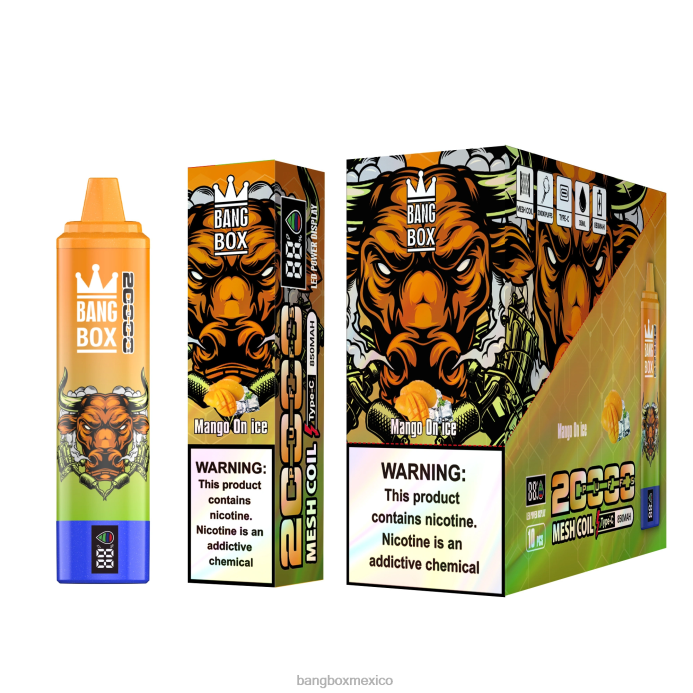 Bang Box Vape Price - Bang Box Pantalla inteligente de 20000 inhalaciones mango en hielo