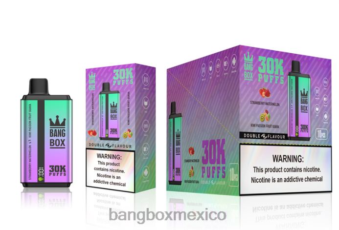Bang Box Mexico - Bang Box 30000 inhalaciones de dos sabores. fresa sandía y kiwi maracuyá guayaba
