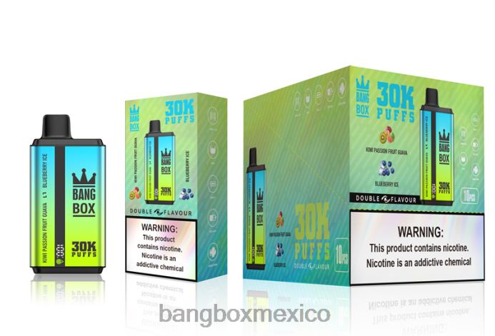 Bang Box Mexico - Bang Box 30000 inhalaciones de dos sabores. kiwi, maracuyá, guayaba y helado de arándanos