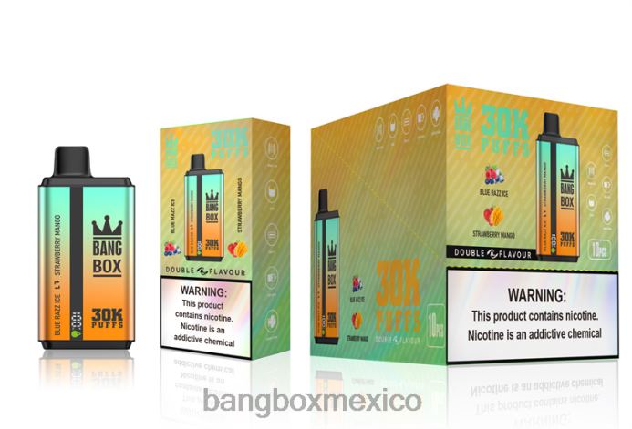 Bang Box Price - Bang Box 30000 inhalaciones de dos sabores. hielo blue razz y mango fresa