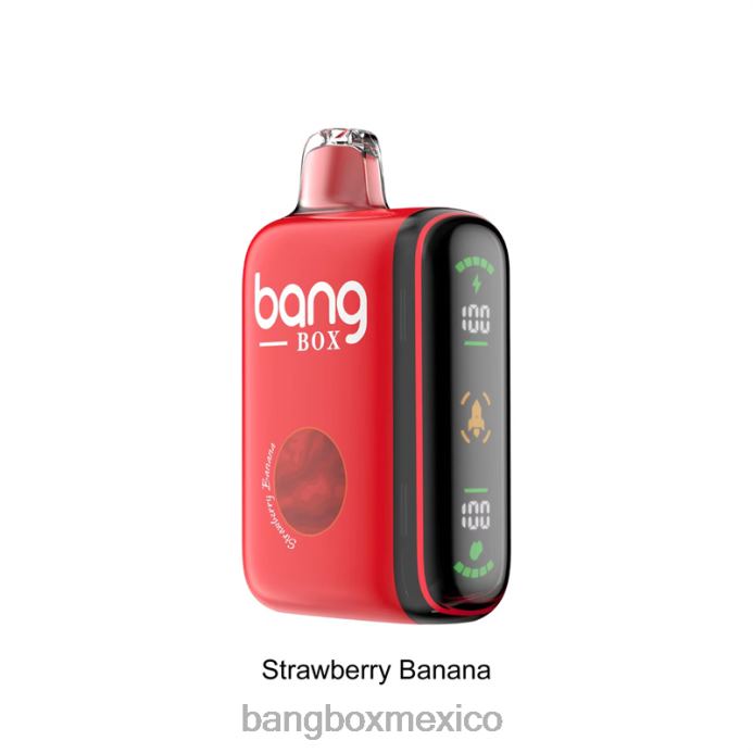 Bang Box Mexico - Bang Box Pantalla de potencia inteligente de 9000-18000 inhalaciones plátano fresa