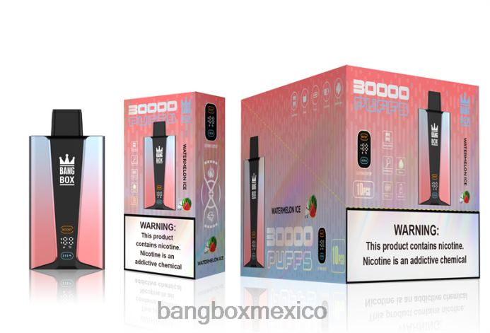 Bang Box Vape - Bang Box Pantalla inteligente de 30000 inhalaciones hielo de sandia