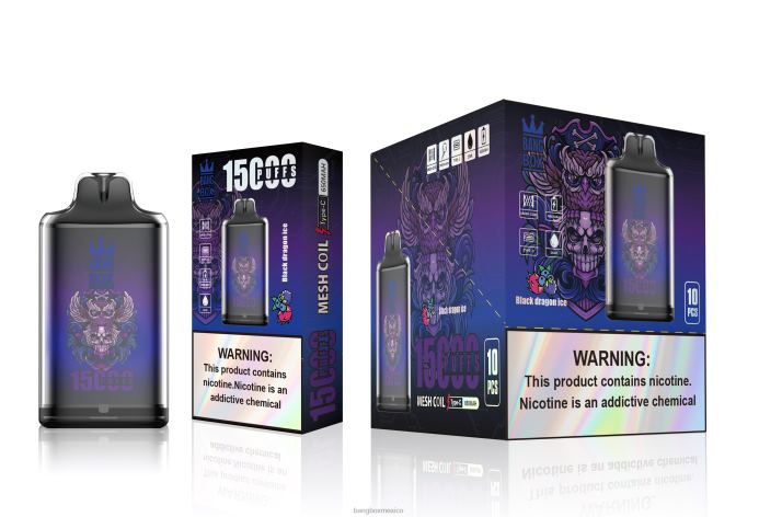 Bang Box Mexico - Bang Box s1-15000 bocanadas hielo del dragón negro
