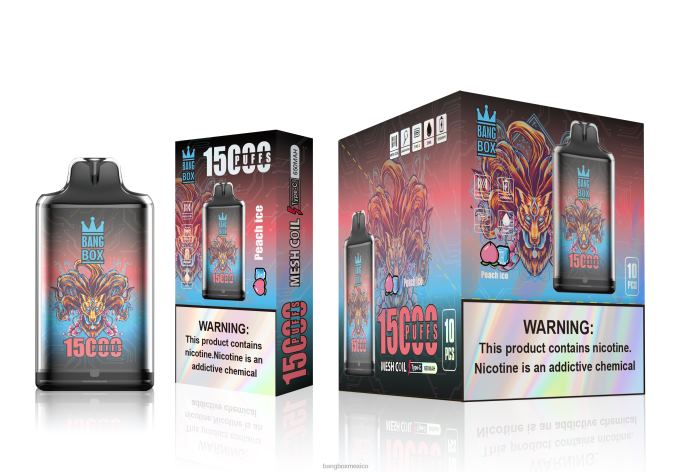 Bang Box Precio - Bang Box s1-15000 bocanadas hielo de durazno