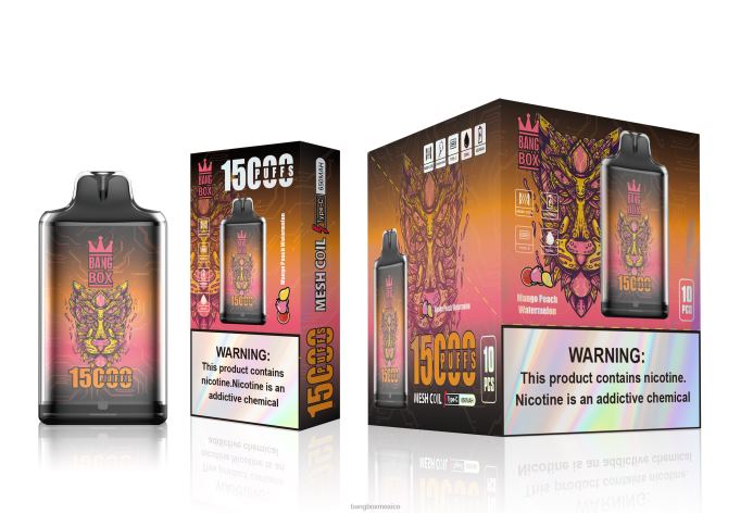 Bang Box Precio - Bang Box s1-15000 bocanadas sandia mango durazno