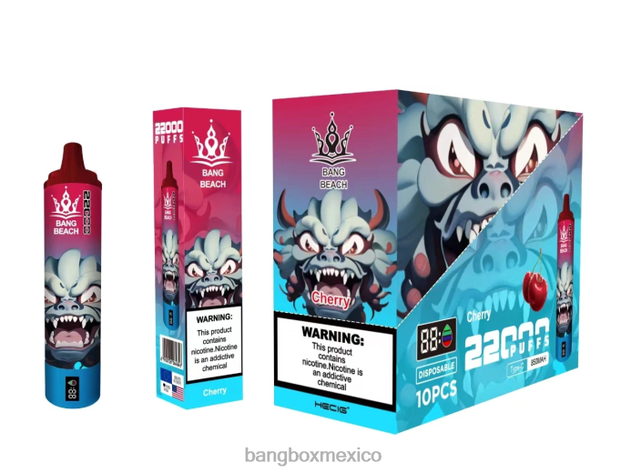 Bang Box Precio - Bang Beach Pantalla inteligente de 22000 inhalaciones cereza